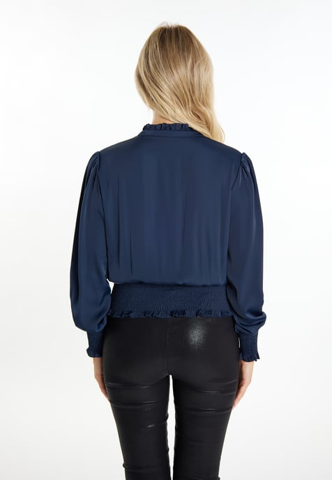 Faina Bluse Damen Marine - Image 4