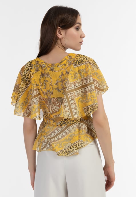 Faina Bluse Damen gelb - Image 4