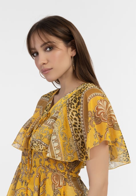 Faina Bluse Damen gelb - Image 5