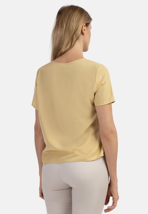 usha Blusenshirt Damen Höllengelb - Image 4