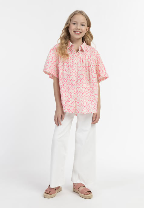 IZIA kurzarmbluse Mädchen (Kids) neonpink - Image 2