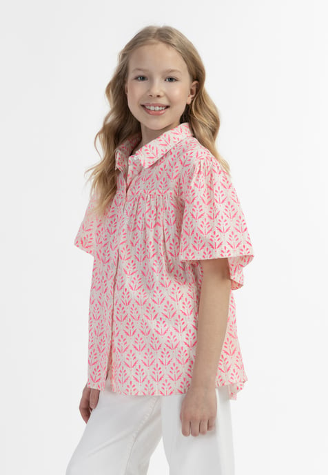 IZIA kurzarmbluse Mädchen (Kids) neonpink - Image 3