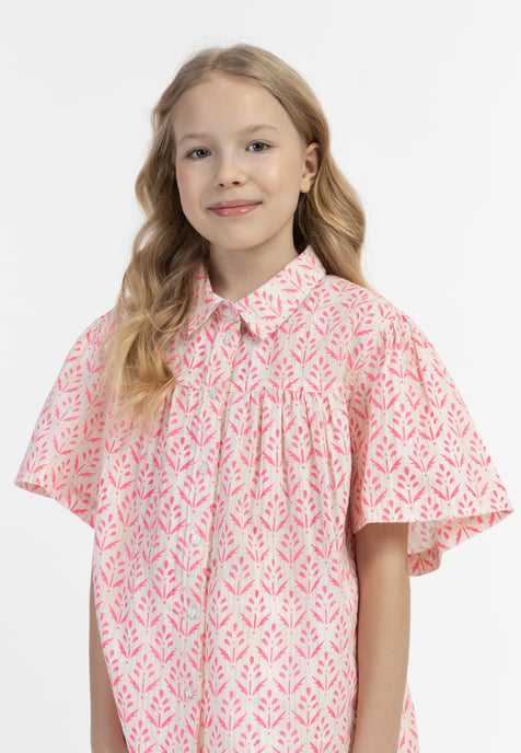 IZIA kurzarmbluse Mädchen (Kids) neonpink - Image 5