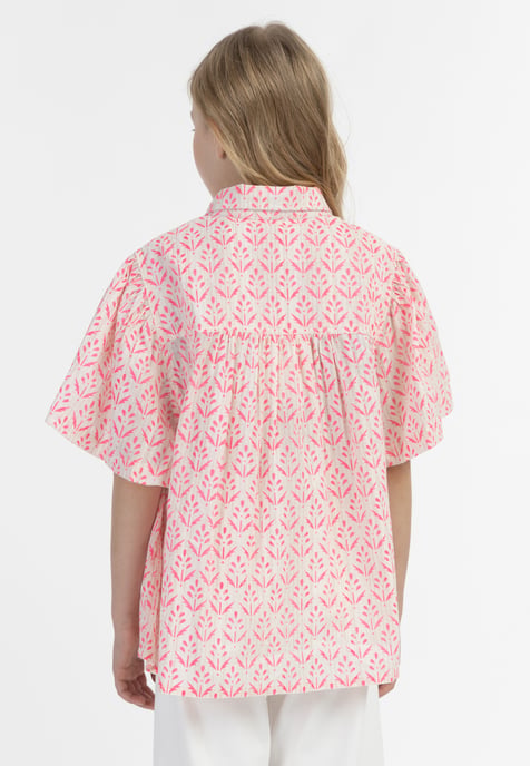 IZIA kurzarmbluse Mädchen (Kids) neonpink - Image 4
