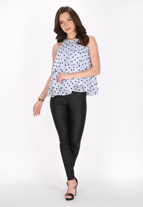 Faina Bluse Frauen hellblau - Image 2