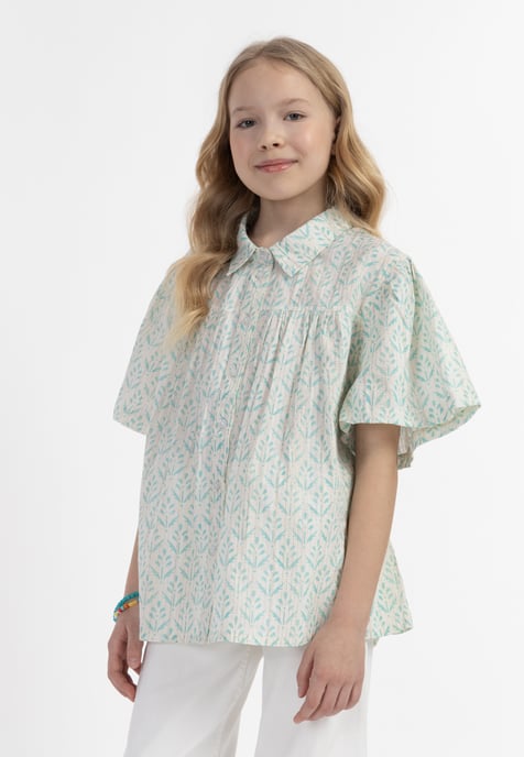 IZIA kurzarmbluse Mädchen (Kids) türkis - Image 3