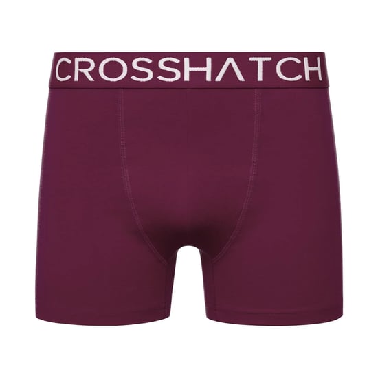 Crosshatch - "Hovland" Boxershorts für Herren (3er-Pack) (Dunkellila) - Image 3