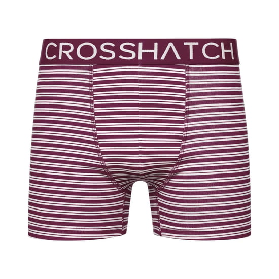 Crosshatch - "Hovland" Boxershorts für Herren (3er-Pack) (Dunkellila) - Image 4