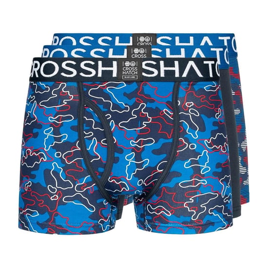 Crosshatch - "Linamo" Boxershorts für Herren, Offene Fliege (Blau) - Image 1