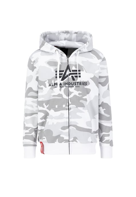 Basic Camo Zip Hoodie - Image 1