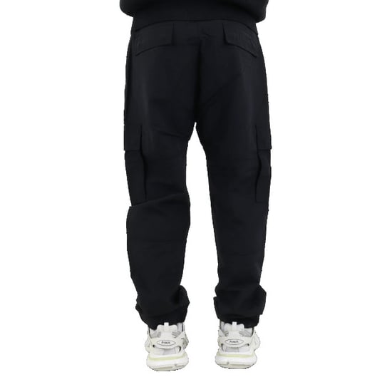 Nylon-Cargohose CROSS mit Knöchelkordelzug in Schwarz - Image 4