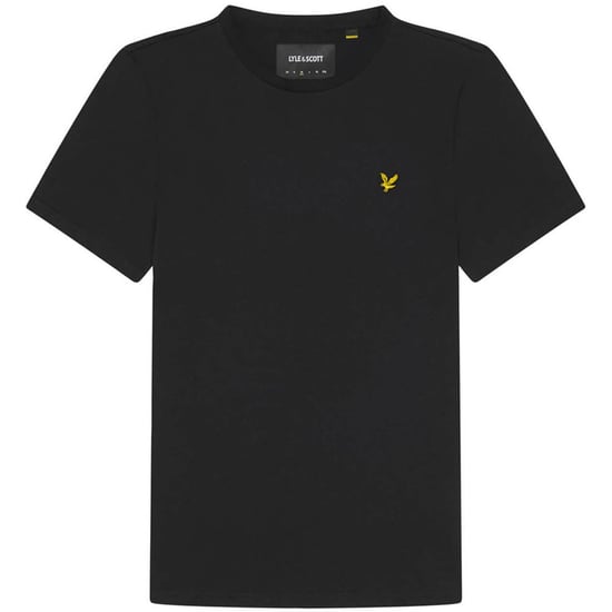 Lyle & Scott Einfarbiges T-Shirt in Schwarz - Image 3