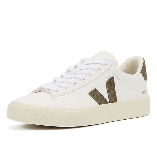 Veja Campo Extra Khaki Damen Weiß/Khaki Turnschuhe - Image 3