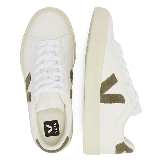 Veja Campo Extra Khaki Damen Weiß/Khaki Turnschuhe - Image 6