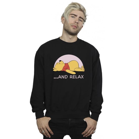 Disney - "Relax" Sweatshirt für Herren (Schwarz) - Image 3