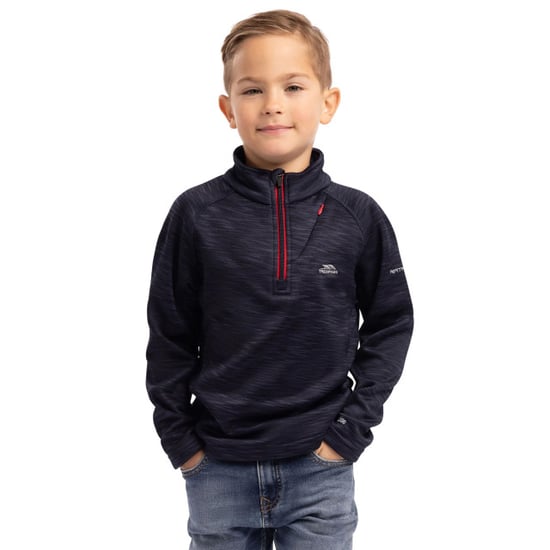 Trespass Childrens Edvin Fleece-Oberteil für Jungen (Navy Marl) - Image 4