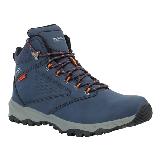Regatta - Herren Wanderstiefel "Amble" (Dunkel-Jeansblau/Orange) - Image 1
