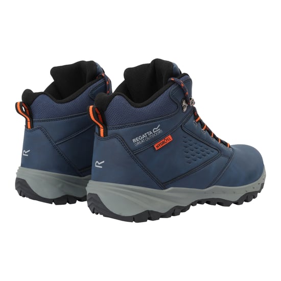 Regatta - Herren Wanderstiefel "Amble" (Dunkel-Jeansblau/Orange) - Image 2