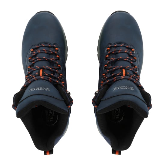 Regatta - Herren Wanderstiefel "Amble" (Dunkel-Jeansblau/Orange) - Image 4
