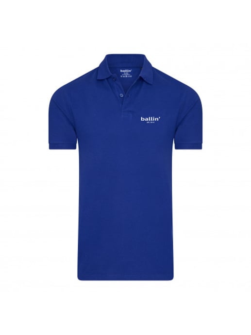 Basic Polo von Ballin Est. 2013 in der farbe Blau und in größe XL. - Image 2