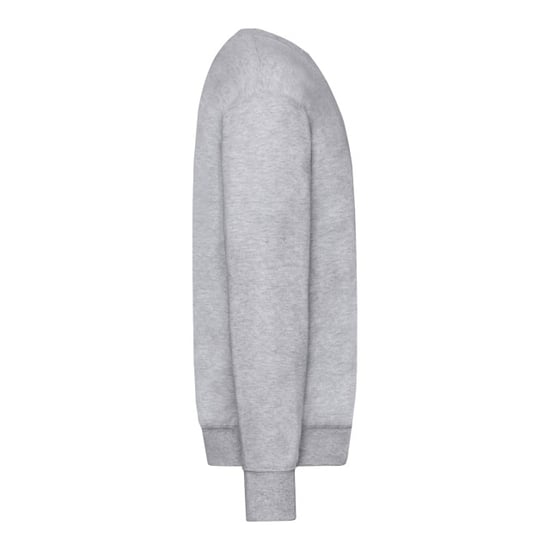 Fruit of the Loom - Sweatshirt für Herren/Damen Unisex angesetzte Ärmel (Grau meliert) - Image 3