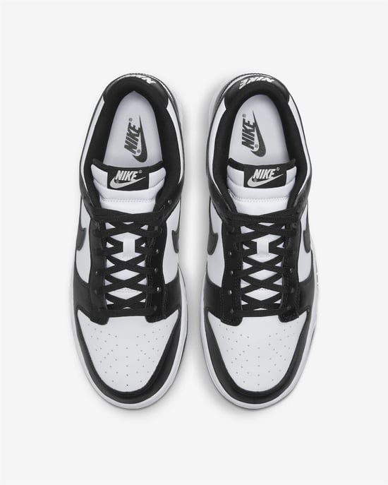 Nike Dunk Low Retro Turnschuhe Weiß/Schwarz - Image 4