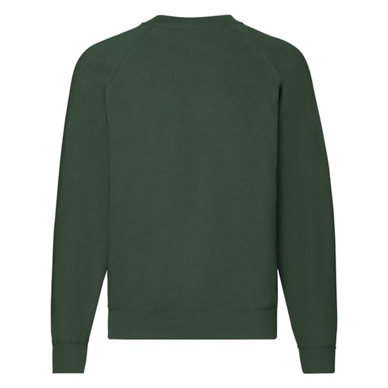 Fruit of the Loom - "Classic" Sweatshirt für Herren/Damen Unisex Raglanärmel (Flaschengrün) - Image 2