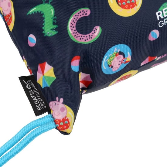 Regatta Childrens/Kids Peppa Pig Kordelzug Tasche (Marine) - Image 3