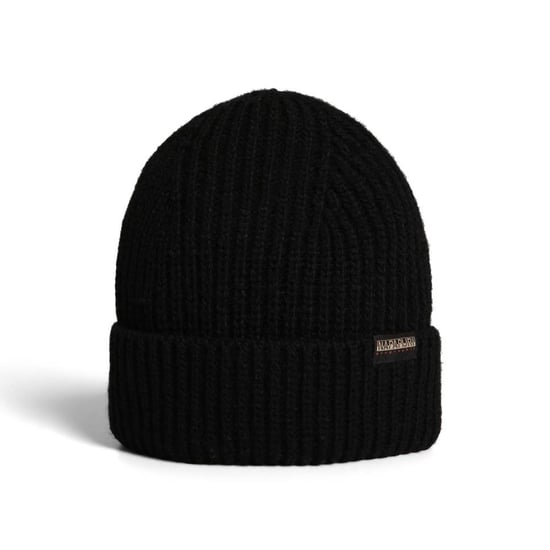 Foli 3 Beanie von der Marke Napapijri. Die Foli 3 Beanie ist aus hochwertigem Polyester gefertigt und hat eine normale Passform. Marke: NapapijriModellname: Foli 3 BeanieKategorie: MützenMaterialien: PolyesterFarbe: schwarz - Image 1