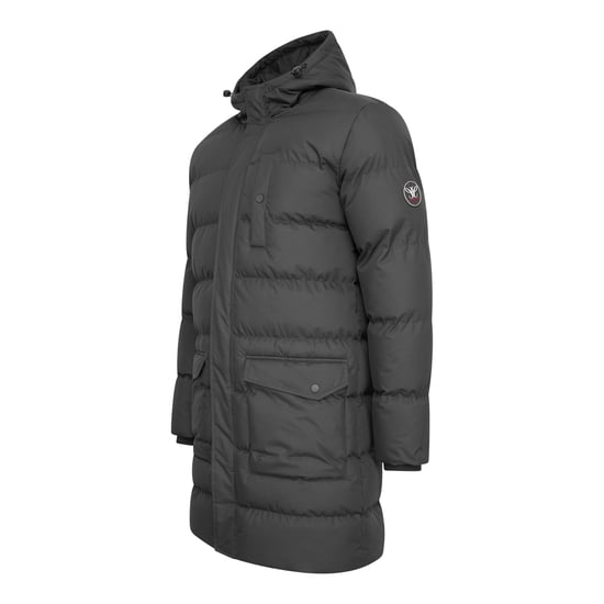 Cappuccino Italia Hooded Winter Jacket Zwart  Schwarz - Image 3