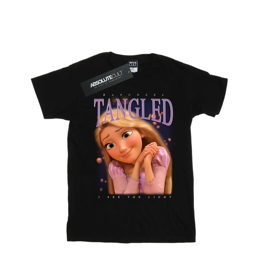 Disney - "Tangled Rapunzel Montage" T-Shirt für Herren (Schwarz) - Image 1