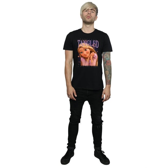 Disney - "Tangled Rapunzel Montage" T-Shirt für Herren (Schwarz) - Image 2