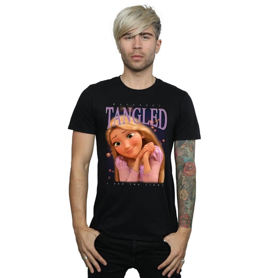 Disney - "Tangled Rapunzel Montage" T-Shirt für Herren (Schwarz) - Image 3