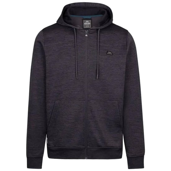 Trespass - "Fewston" Hoodie mit durchgehendem Reißverschluss für Herren (Dunkler Feuerstein Grau meliert) - Image 1