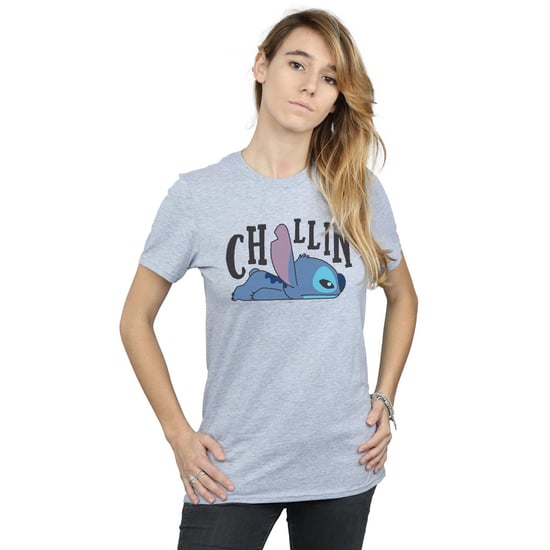 Disney - "Chillin" T-Shirt für Damen (Grau) - Image 2