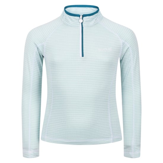 Regatta - "Berley" Fleece-Oberteil mit halbem Reißverschluss für Kinder (Meer Dunst) - Image 1