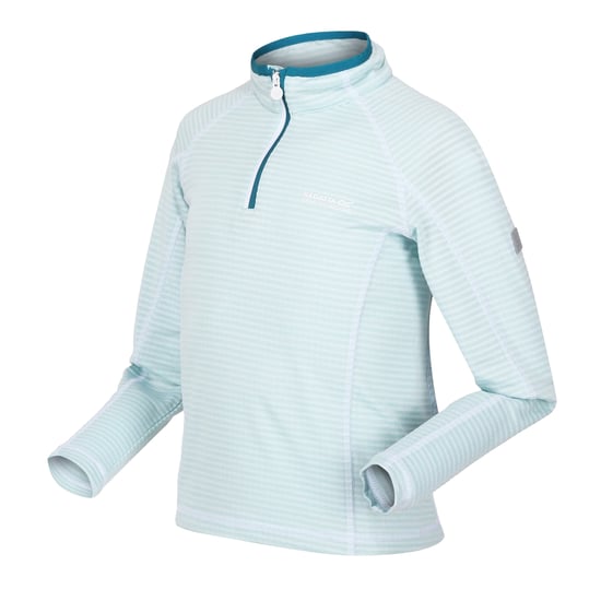 Regatta - "Berley" Fleece-Oberteil mit halbem Reißverschluss für Kinder (Meer Dunst) - Image 3