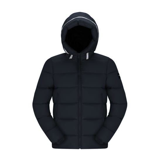 Herren Wintermantel von der Marke Ballin Est. 2013. Die Jacke ist aus hochwertigem Polyester gefertigt und hat eine normale Passform. Die Jacke verfügt über einen Auf- und Abwärts-Reißverschluss, einfach für Fahrrad, Moped oder Roller. Marke: Ballin Est. - Image 2
