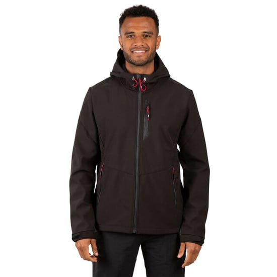 Trespass Herren Marlon Soft Shell Jacke (Schwarz) - Image 3