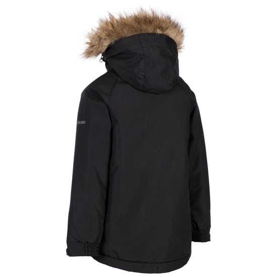 Trespass Childrens/Kids Ultimately Waterproof Padded Jacket (Schwarz) - Image 2