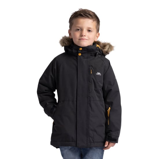 Trespass Childrens/Kids Ultimately Waterproof Padded Jacket (Schwarz) - Image 3