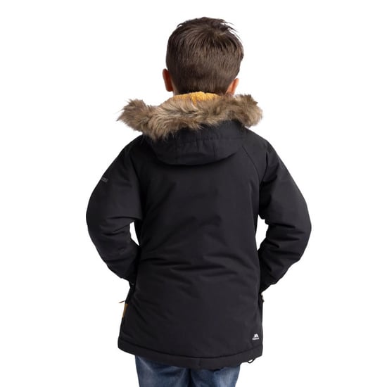 Trespass Childrens/Kids Ultimately Waterproof Padded Jacket (Schwarz) - Image 4