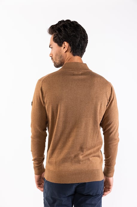 Herren-Pullover der Marke Presly & Sun. Der Pullover von Presly & Sun ist aus Bio-Baumwolle hergestellt und hat eine normale Passform. Die weiche Baumwolle sorgt für hohen Tragekomfort. Marke: Presly & SunModellname: Jordan Mock Turtle Pullover Kategorie - Image 3