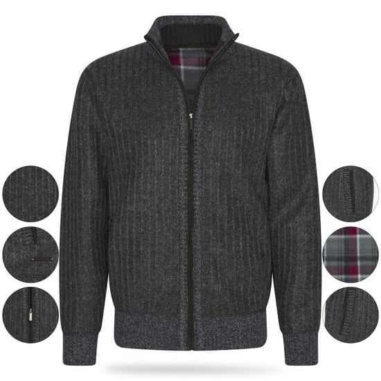 Cappuccino Italia Bounded Jacket für Herren. Die Bounded Jacke besteht zu 100 % aus Polyester und hat einen klassischen Schnitt. - Image 2