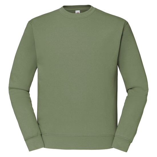 Fruit of the Loom - "Classic" Sweatshirt für Herren/Damen Unisex angesetzte Ärmel (Klassisch Olivgrün) - Image 1