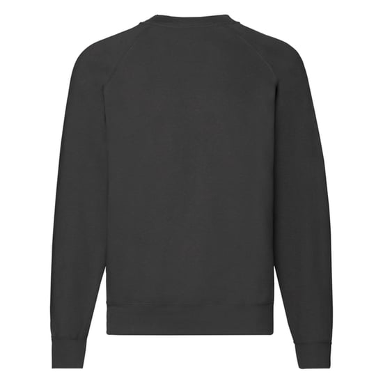 Fruit of the Loom - "Classic" Sweatshirt für Herren/Damen Unisex Raglanärmel (Schwarz) - Image 2