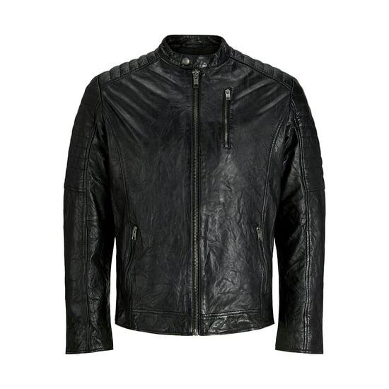 Richard Leather Jacket von Jack & Jones in der farbe Schwarz. - Image 1