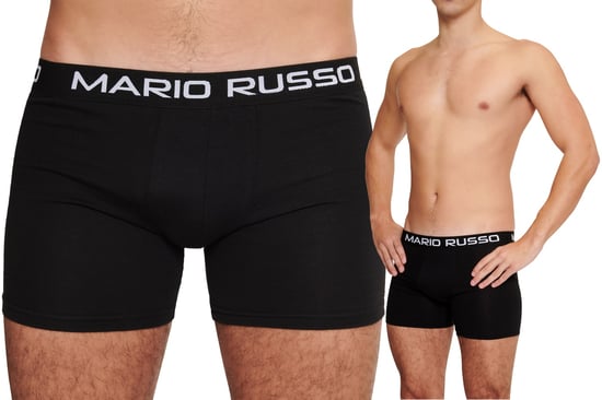 10-Pack Basic Boxers von Mario Russo in der farbe Schwarz und in größe L. - Image 2