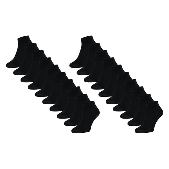10-Pack Sneaker Sokken von Mario Russo in der farbe Schwarz und in größe 39-42. - Image 1