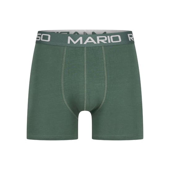 Mario Russo Basic Boxershorts für Herren. Die Boxershorts sind aus Polyester und Elastan gefertigt, wodurch der Stoff sehr dehnbar ist. Marke: Mario RussoModellname: basic boxersKategorie: Boxershorts für HerrenMaterialien: Baumwolle/ElastanFarbe: grün, - Image 3